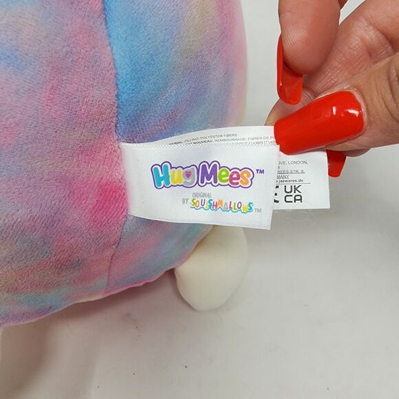 Squishmallow Hugmee Lana the Lamb PinkTie Dye Plush Stuffed Animal 14" EUC - Picture 5 of 6